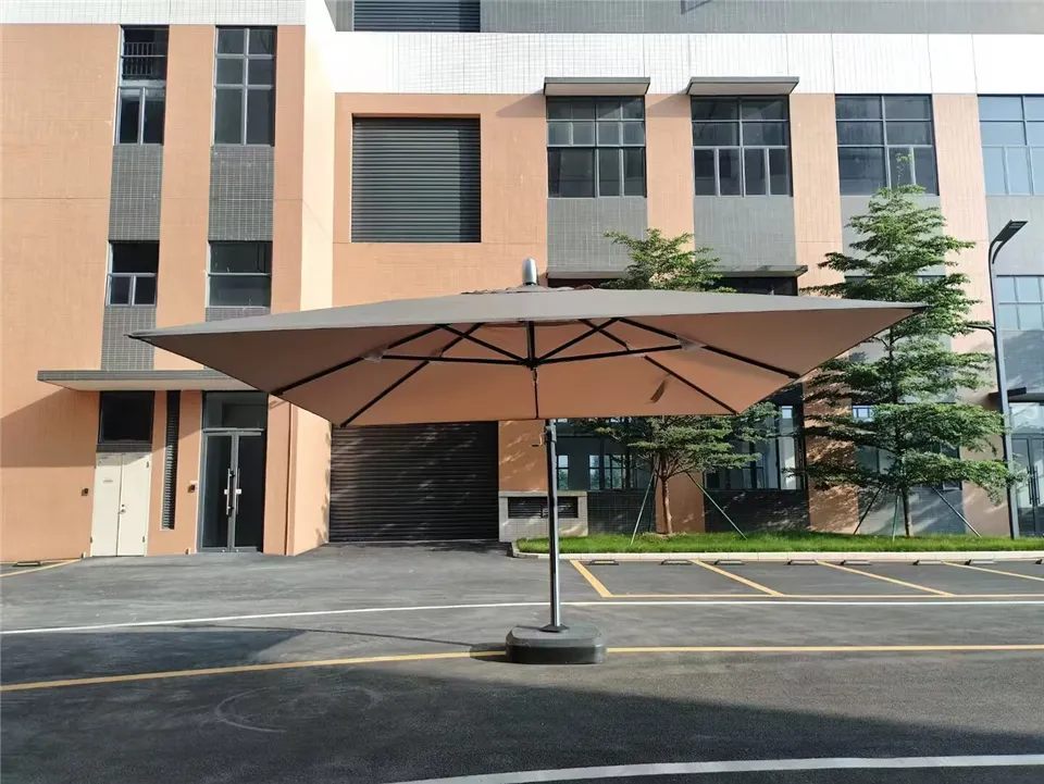 Aluminum Outdoor Electric Umbrella